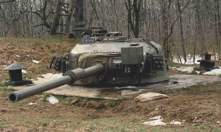 "Centurion"-Panzerturm einer Festen Anlage. (Foto: Bundesheer/Archiv Truppendienst)