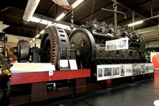 Der Motor der "U-18" im Technikmuseum Sinsheim. (Foto: Technikmuseum Sinsheim)