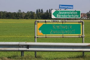 Wegweiser zum AKW Zwentendorf. (Foto: Truppendienst/Gerold Keusch)