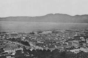 Der Hafen in Fiume vor dem Ersten Weltkrieg (Foto: gemeinfrei)