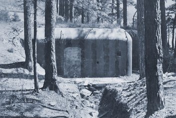 Ein leichter Bunker vom Modell 37 im Jahr 1938. (Foto: unbekannt/Militärhistorisches Museum Prag)