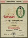 Das OL-Leistungsabzeichen silber erhielt Sturmlechner 2008 verliehen. (Foto: Archiv Sturmlechner)